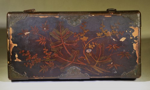 Coffret en bois laqué, Namban fin Muromachi - 