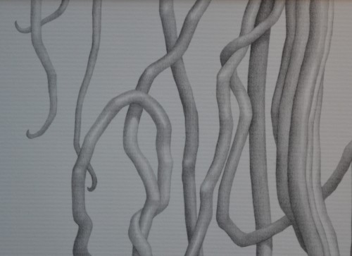 Paintings & Drawings  - Original erotic drawing by R. Bertrand, 1970s. "Melanesian Woman."