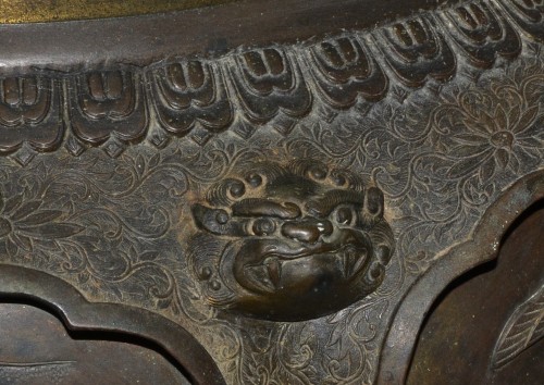 Brûle-parfums en bronze, Japon époque Meiji fin du 19e siècle - 