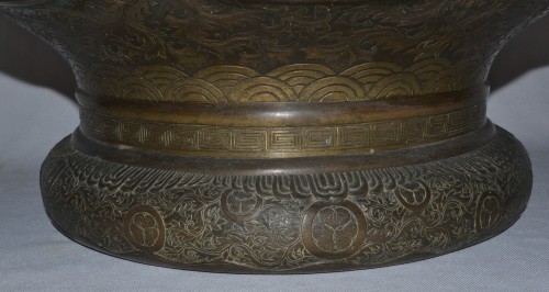 Antiquités - Brûle-parfums en bronze, Japon époque Meiji fin du 19e siècle