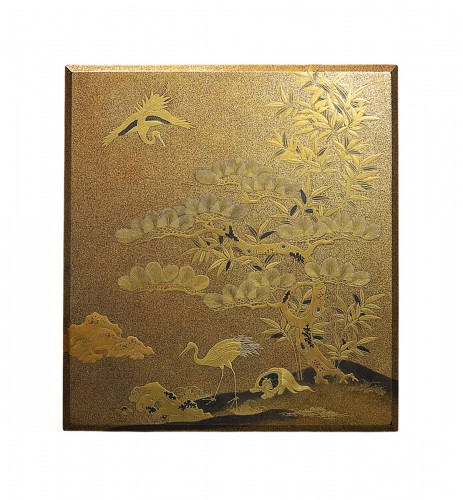 Ecritoire de lettré (suzuribako) laque or Japon Edo