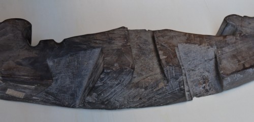  - Pièce de bois sculptée de dragons Chine période Ming ou avant