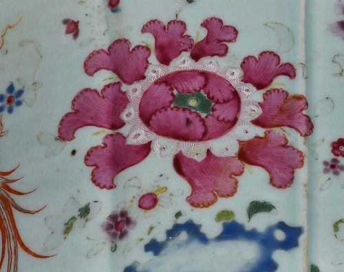 18th century - Large famille rose porcelain jardinière, China early 18th century