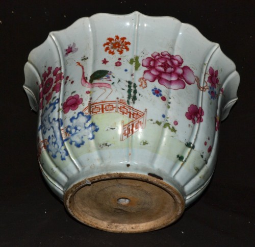  - Large famille rose porcelain jardinière, China early 18th century