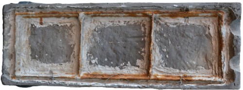 Asian Works of Art  - Terracotta plaque engraved with animals, China Han dynasty