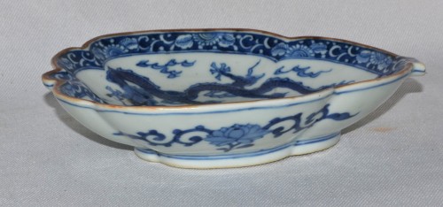  - Kotoyaki porcelain dish,, Japan late Edo p