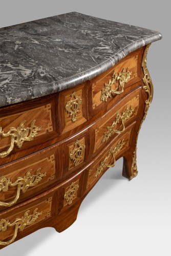 Louis XV chest of drawers Rosewood and kingwood - Louis XV