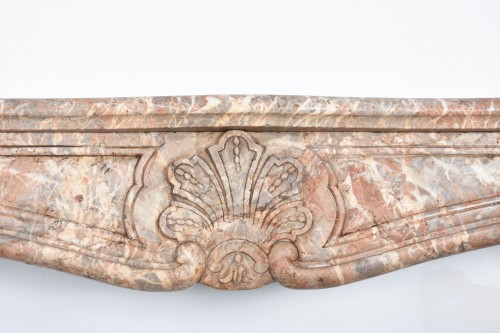 fire mantle in Saint Remy marble 19th century - Architectural & Garden Style Napoléon III