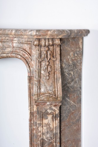 fire mantle in Saint Remy marble 19th century - 