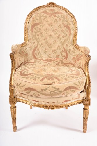 Pair of Louis XVI bergères - Seating Style Louis XVI