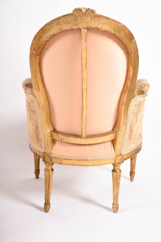 Seating  - Pair of Louis XVI bergères