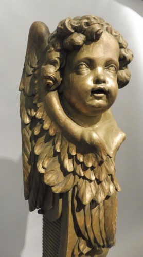 Objet de décoration  - Sculptures en bois doré XIXe siècle
