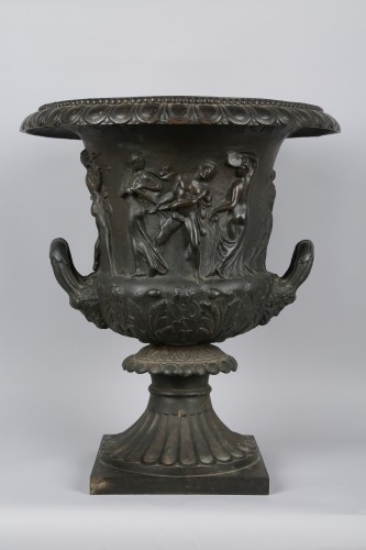 Vase Médicis en bronze fin XVIIIe siècle - Louis XVI