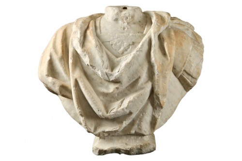 Buste d'empereur en marbre, Italie 17e siècle