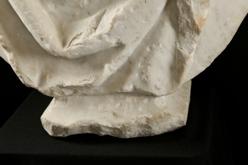 XVIIe siècle - Buste d'empereur en marbre, Italie 17e siècle
