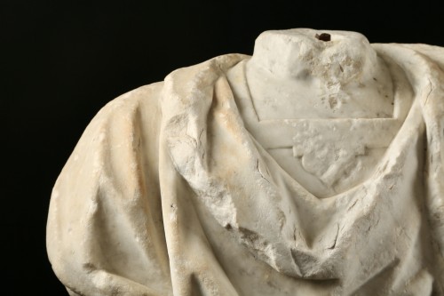 Buste d'empereur en marbre, Italie 17e siècle - 