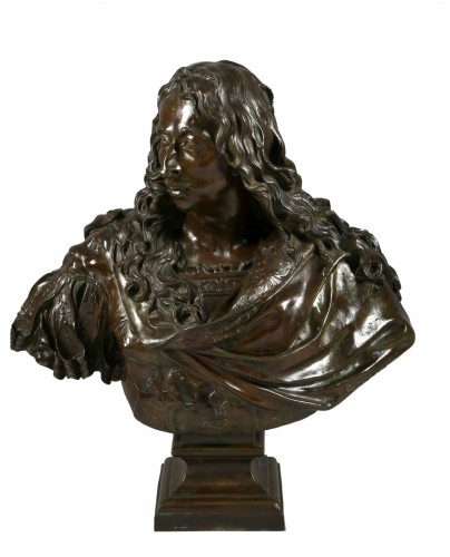 Bust of the Grand Condé in cuirass after Antoine Coysevox 19th century