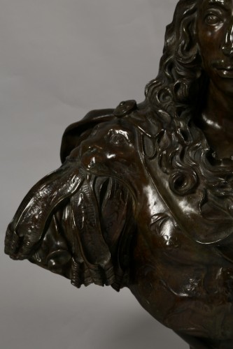 Bust of the Grand Condé in cuirass after Antoine Coysevox 19th century - 