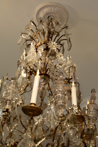 Luminaires Lustre - Lustre Louis XV à huit bras de lumière