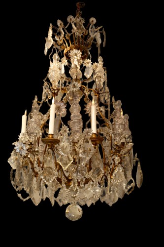 Lustre Louis XV à huit bras de lumière - Louis XV