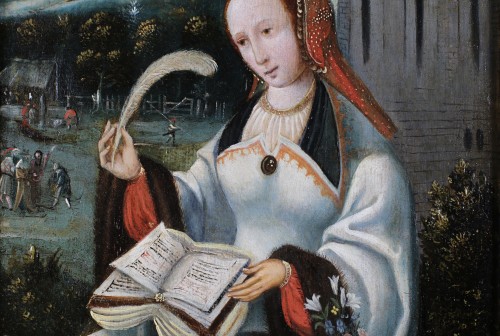 Master of Hoogstraten, Saint Barbe, Antwerp early sixteenth century - Paintings & Drawings Style 