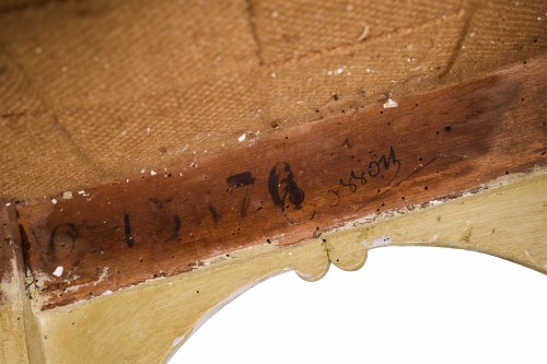 Antiquités - Set of seven Directoire period chairs by Jacques-Laurent Cosson