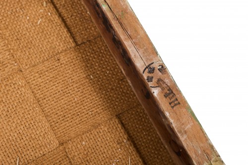 Antiquités - Set of seven Directoire period chairs by Jacques-Laurent Cosson