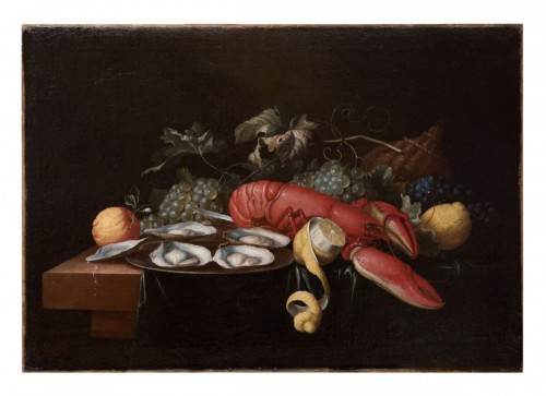Alexander COOSEMANS (c. 1627— 1689) Nature morte aux fruits et homard