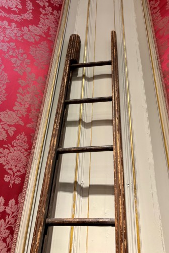 Mobilier Bibliothéque, vitrine - Echelle de bibliothèque pliable France XVIIIe siècle