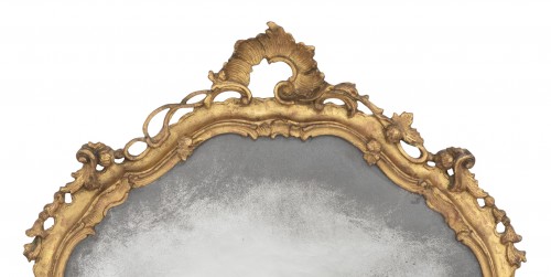 Pair of Venetian mirrors from the eighteenth century - Mirrors, Trumeau Style 