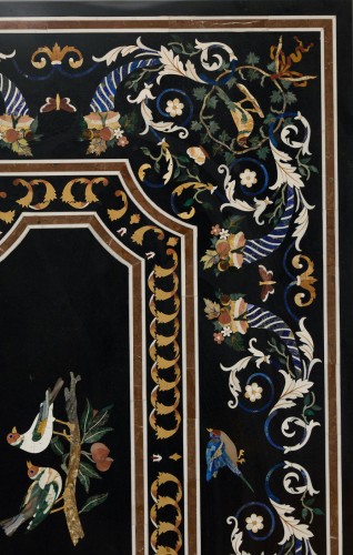 Pietra Dura Panel Mounted as a Coffee Table - 