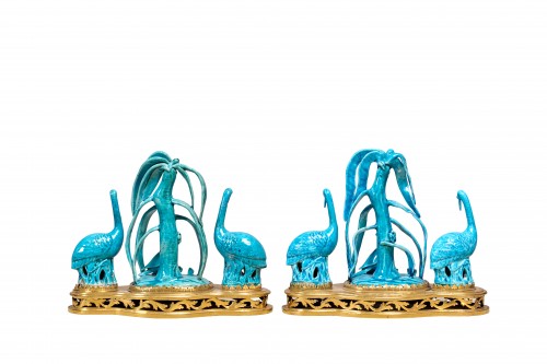 Pair of Bird Centrepieces - 