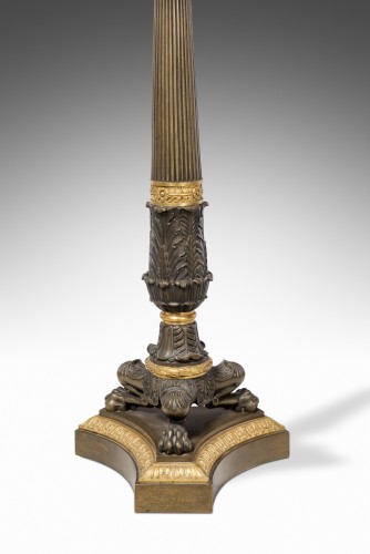 Pair of Restauration Period Candelabras signed Savart - 