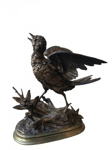Perdrix par Eugène Delabrièrre (1829-1912)