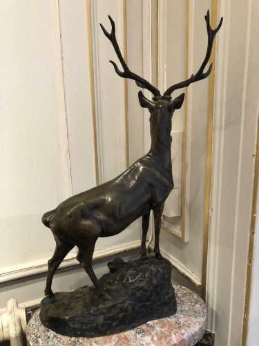  - Maximilien Fiot (1856–1953), Deer on the Lookout