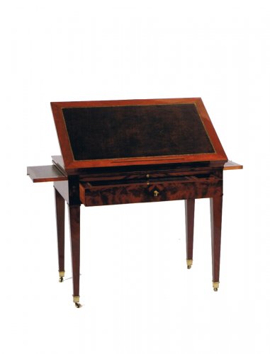 Table "Tronchin" en acajou, XIXe siècle