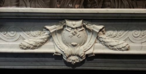 A Louis XVI style marble firemantle - Architectural & Garden Style 