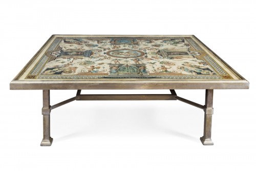 Coffee table with tray, attributed to Romeo Rega