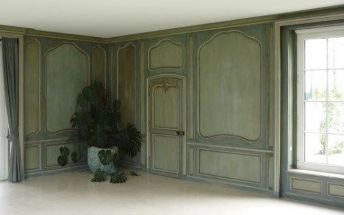 Boiserie Louis XV bois rechampi et doré - Matériaux & Architecture Style Louis XV