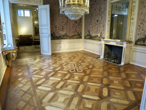 Directoire wooden floor late 18th attributed to Mathieu Robert