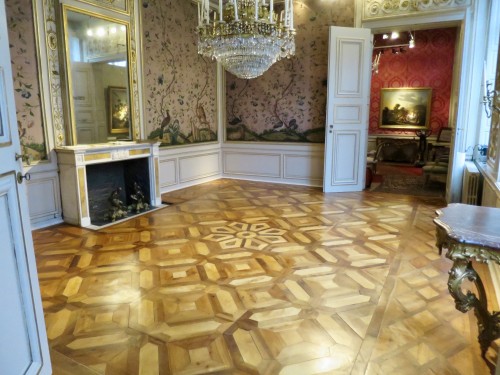 Directoire wooden floor late 18th attributed to Mathieu Robert - Architectural & Garden Style Directoire