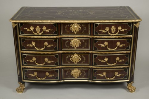 Mobilier Commode - Commode Régence en amarante et ébène, début du 18e siècle