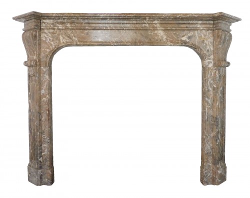 Louis XIV style firemantle in marble