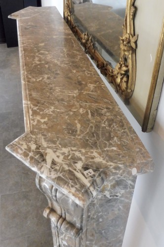 Louis XIV style firemantle in marble - Architectural & Garden Style 