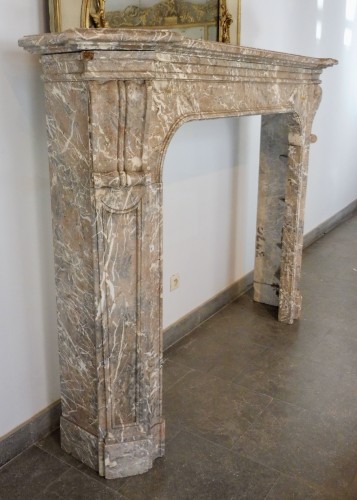 Louis XIV style firemantle in marble - 