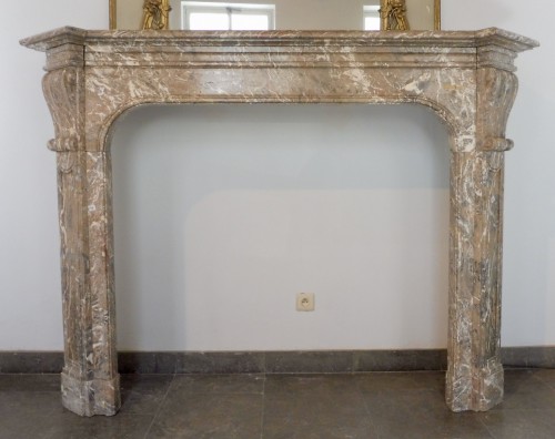 - Louis XIV style firemantle in marble