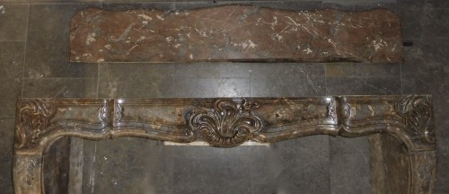 Louis XV marble fire mantle  - Architectural & Garden Style 