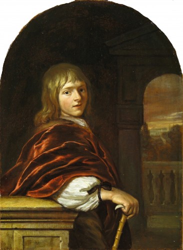 Carel DE MOOR (1656 - 1738) - Portrait d'un jeune homme