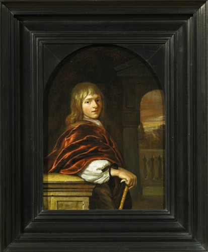 Tableaux et dessins Tableaux XVIIe siècle - Carel DE MOOR (1656 - 1738) - Portrait d'un jeune homme
