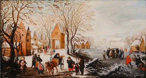 L’hiver - Karel BESCHEY (1706-1776)